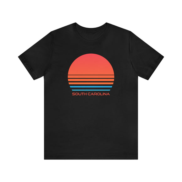 South Carolina T-Shirt - Retro 80s Unisex South Carolina Shirt
