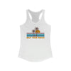 West Palm Beach, Florida Women's Tank - Retro Palm Tree Women's Racerback West Palm Beach Tank Top