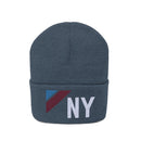 New York Beanie - Adult Embroidered Retro New York Knit Hat-14