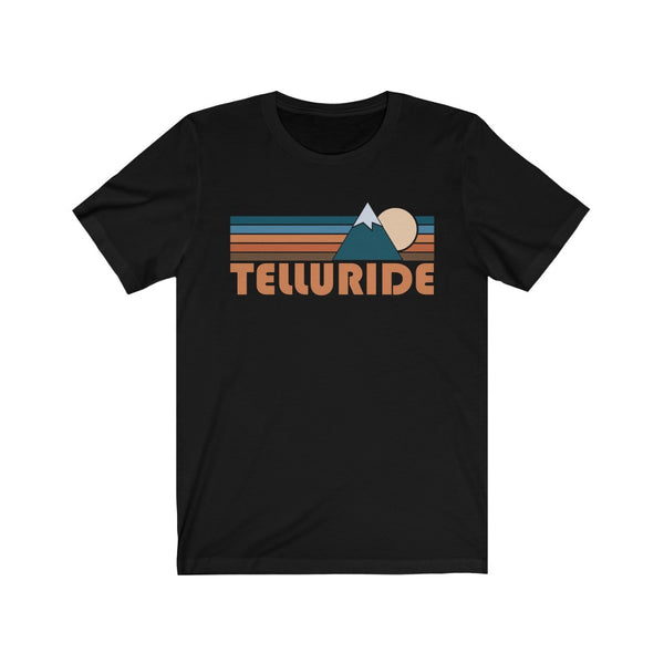 Telluride, Colorado T-Shirt - Retro Mountain Adult Unisex Telluride T Shirt