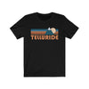 Telluride, Colorado T-Shirt - Retro Mountain Adult Unisex Telluride T Shirt