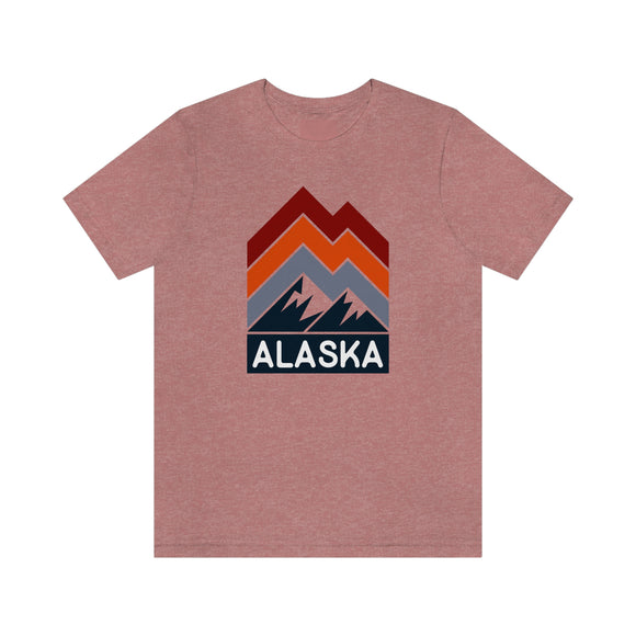 Alaska T-Shirt - Retro Mountain Unisex Alaska Shirt