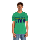 Utah T-Shirt - Retro Mountain Bike Adult Unisex Utah T Shirt-39