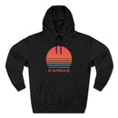 Premium Kansas Hoodie - Retro 80s Unisex Sweatshirt-6