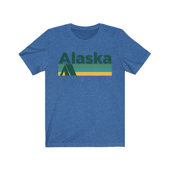 Alaska T-Shirt - Retro Camping Adult Unisex Alaska T Shirt