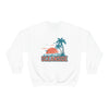 Oceanside, California Sweatshirt - Unisex Retro Palm Tree Crewneck Oceanside Sweatshirt