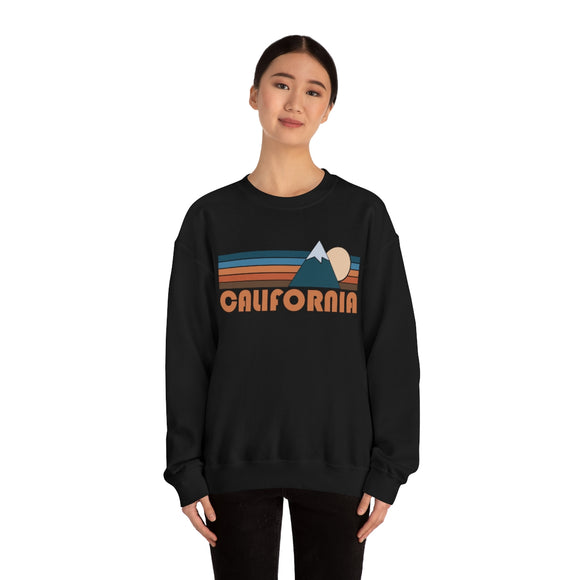 California Sweatshirt - Retro Mountain Unisex