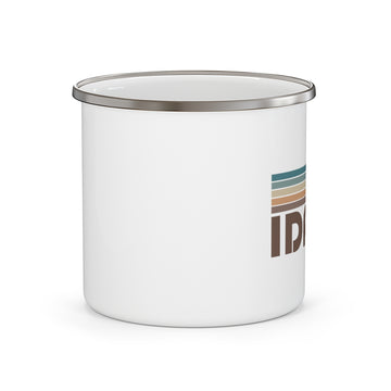 Idaho Camp Mug - Retro Enamel Camping Idaho Mug - 0