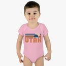 Utah Baby Bodysuit - Retro Mountain Utah Baby Bodysuit-11