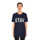 Utah T-Shirt - Paint Text Unisex Utah Shirt-19