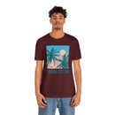 Charleston, South Carolina T-Shirt - Retro Palm Tree & Beach Unisex Charleston Shirt-100