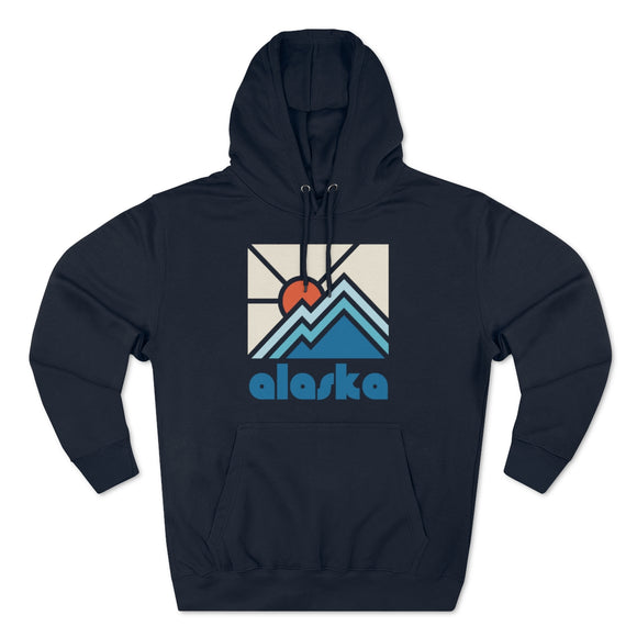 Premium Alaska Hoodie - Min Mountain Unisex Sweatshirt