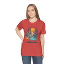 Colorado T-Shirt - Mountain Illustration Unisex Colorado Shirt-60