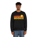 Brooklyn, New York Sweatshirt - Retro Sunset Unisex-11