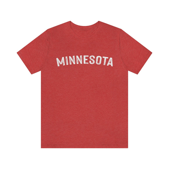 Minnesota T-Shirt - Paint Text Unisex Minnesota Shirt