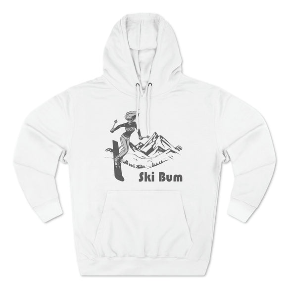Premium Ski Bum Hoodie - Retro Unisex Sweatshirt