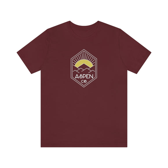 Aspen, Colorado T-Shirt - Sun Unisex Aspen Shirt