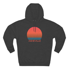 Premium Asheville, North Carolina Hoodie - Retro 80s Unisex Sweatshirt
