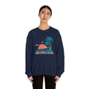 Anna Maria Island, Florida Sweatshirt - Unisex Retro Palm Tree Crewneck Anna Maria Island Sweatshirt-30