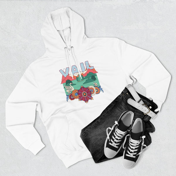 Premium  Vail, Colorado Hoodie - Boho Unisex Sweatshirt