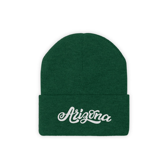 Arizona Beanie - Adult Hand Lettered Embroidered Arizona Knit Hat