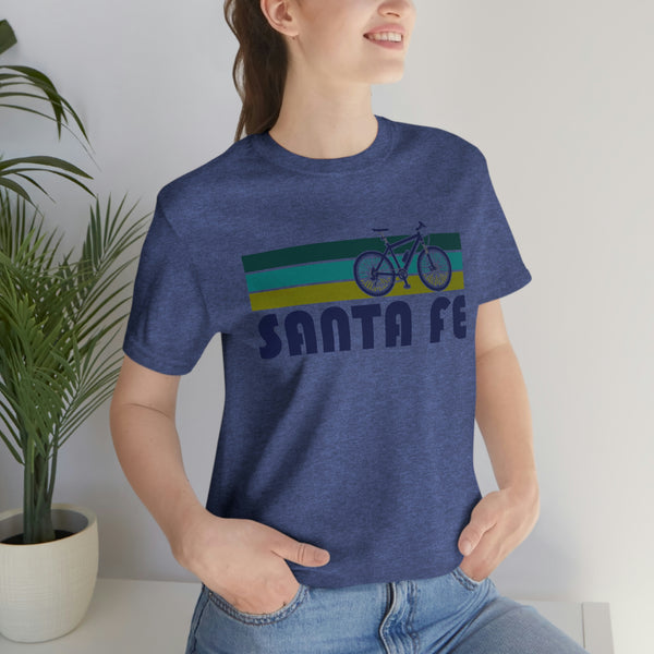 Santa Fe T-Shirt - Retro Mountain Bike Adult Unisex Santa Fe, New Mexico T Shirt