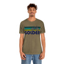 Golden T-Shirt - Retro Mountain Bike Adult Unisex Golden, Colorado T Shirt-30