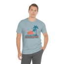 Southampton, New York T-Shirt - Retro Palm Tree & Beach Unisex Southampton Shirt-46