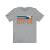 Aspen, Colorado T-Shirt - Retro Mountain Adult Unisex Aspen T Shirt