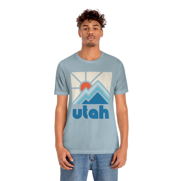 Utah Shirt, Utah Retro T-Shirt, Colorful Utah tee, Utah Mountain Shirt