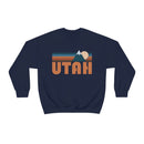 Utah Sweatshirt - Retro Mountain Crewneck Utah Sweatshirt-13