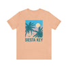 Siesta Key, Florida T-Shirt - Retro Palm Tree & Beach Unisex Siesta Key Shirt
