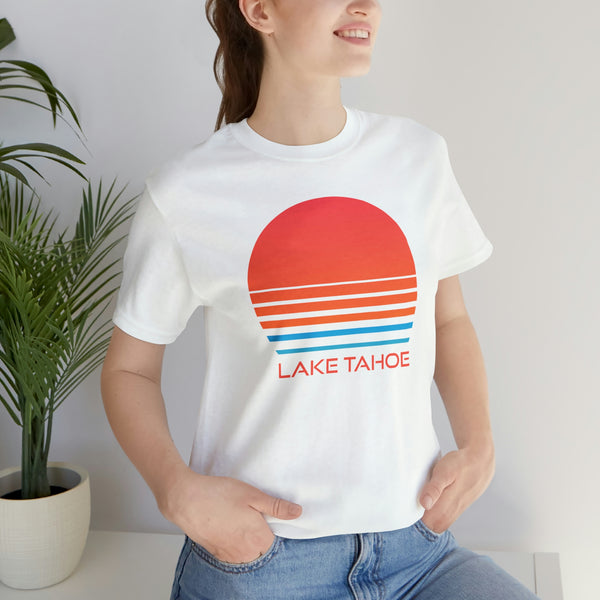 Lake Tahoe, California T-Shirt - Retro 80s Unisex Lake Tahoe Shirt