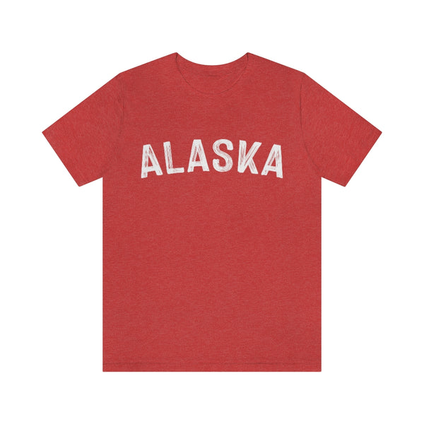 Alaska T-Shirt - Paint Text Unisex Alaska Shirt