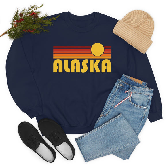 Alaska Sweatshirt - Retro Sunset Unisex