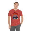 Oregon T-Shirt - Retro Mountain Unisex Oregon Shirt-59