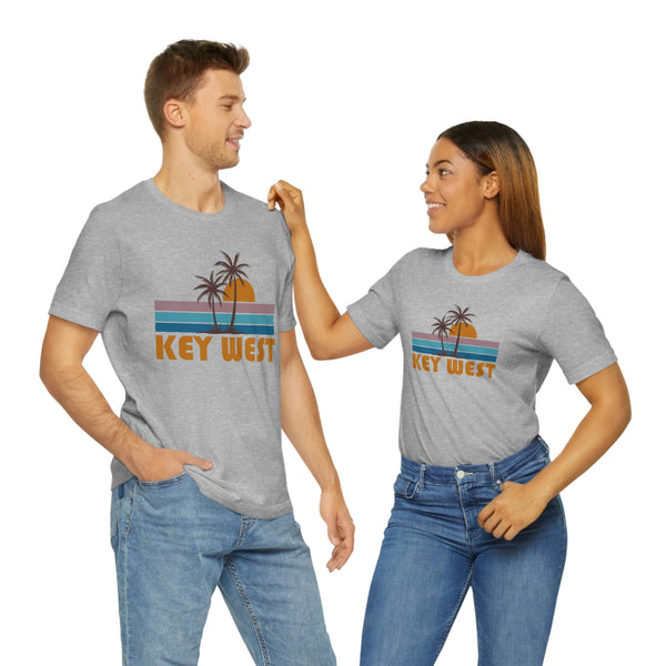 Key West, Florida T-Shirt - Retro Palm Tree Unisex Key West Shirt