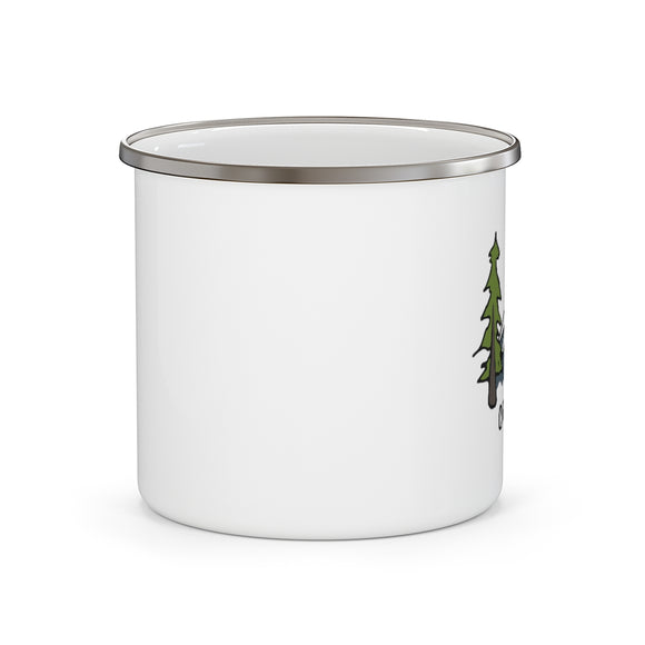 Oregon Camp Mug - Retro Enamel Camping Oregon Mug