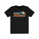 Snowmass, Colorado T-Shirt - Retro Mountain Adult Unisex Snowmass T Shirt-3