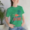 Irvine, California T-Shirt - Retro Palm Tree & Beach Unisex Irvine Shirt