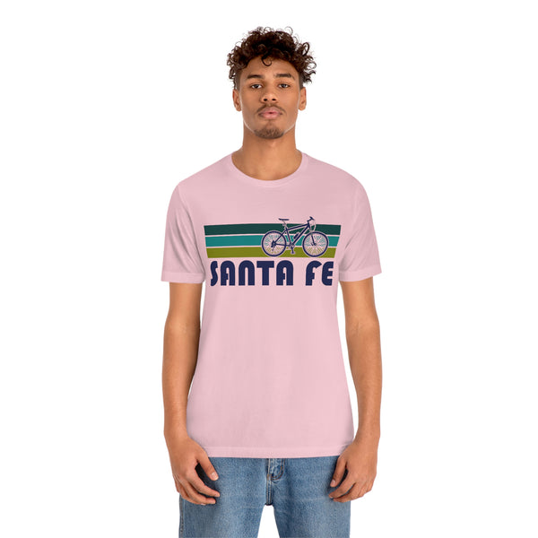 Santa Fe T-Shirt - Retro Mountain Bike Adult Unisex Santa Fe, New Mexico T Shirt