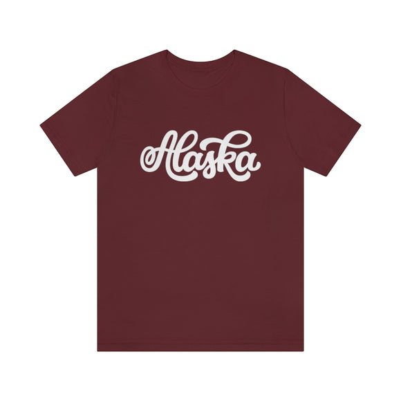 Alaska T-Shirt - Hand Lettered Unisex Alaska Shirt