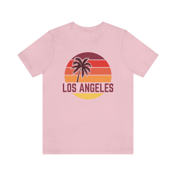 Los Angeles, California T-Shirt - Retro Palm Tree Unisex Los Angeles Shirt