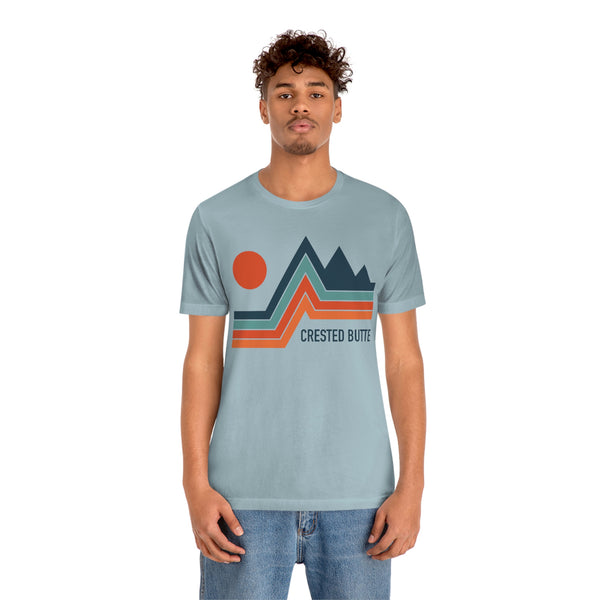 Crested Butte, Colorado T-Shirt - Retro Mountain Unisex Crested Butte Shirt