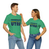Utah T-Shirt - Retro Mountain Bike Adult Unisex Utah T Shirt