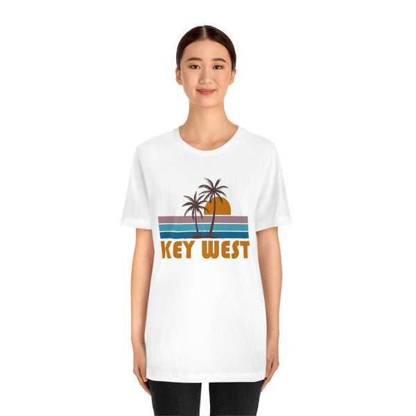 Key West, Florida T-Shirt - Retro Palm Tree Unisex Key West Shirt