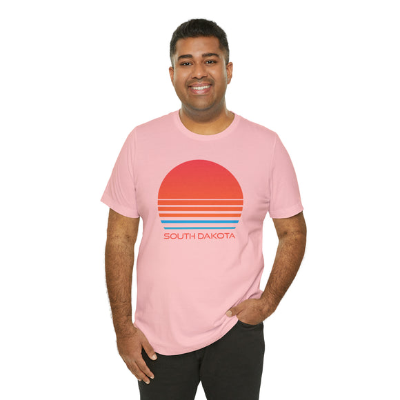 South Dakota T-Shirt - Retro 80s Unisex South Dakota Shirt