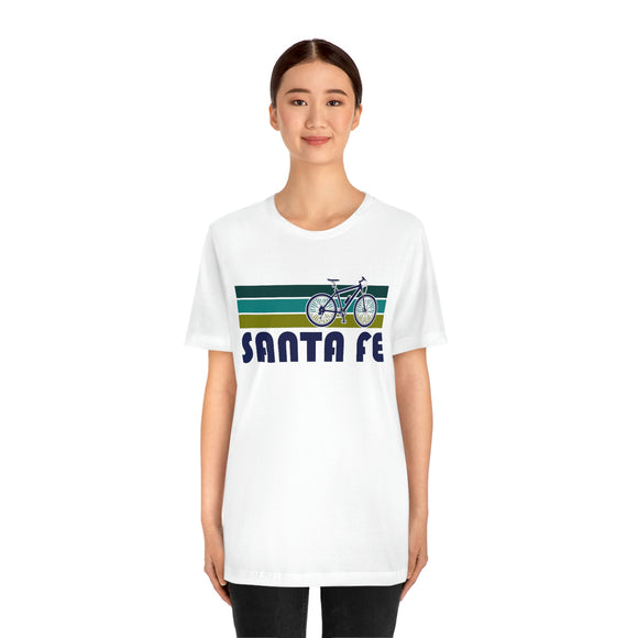 Santa Fe T-Shirt - Retro Mountain Bike Adult Unisex Santa Fe, New Mexico T Shirt