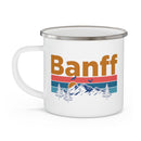 Banff, Canada Camp Mug - Mountain Sunset Enamel Campfire Banff Mug-4