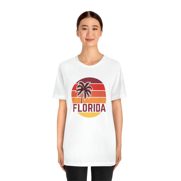 Florida T-Shirt - Retro Palm Tree Unisex Florida Shirt